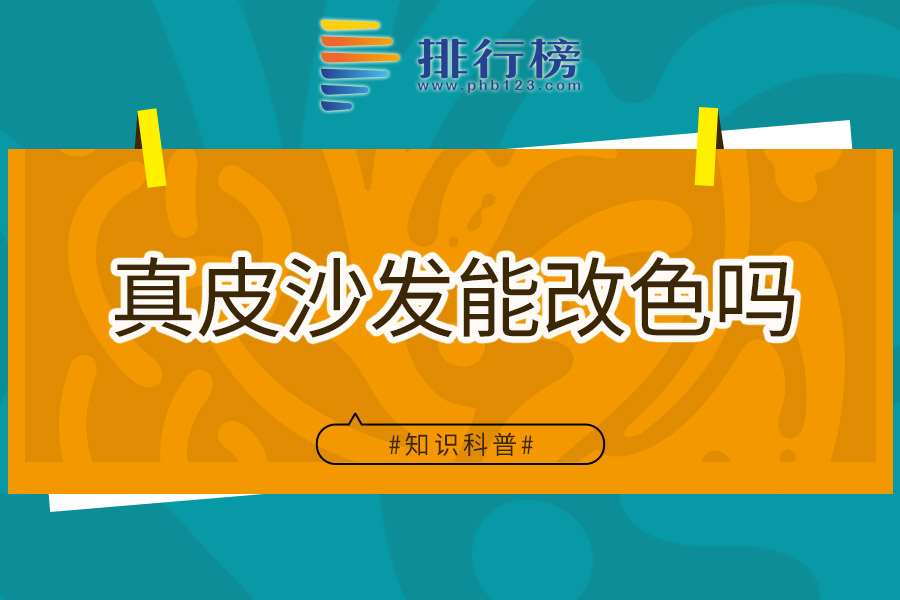 真皮沙发能改色吗